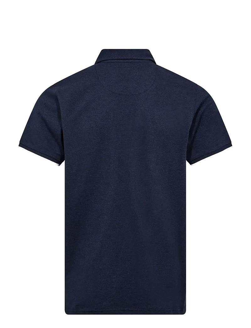 Bruun & Stengade - BS Delos Regular Fit Polo Shirt - lyhythihaiset - ocean - 2