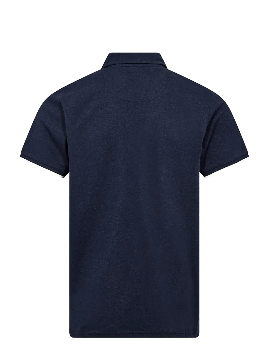 Bruun & Stengade - BS Delos Regular Fit Polo Shirt - lühikeste varrukatega polod - ocean - 2