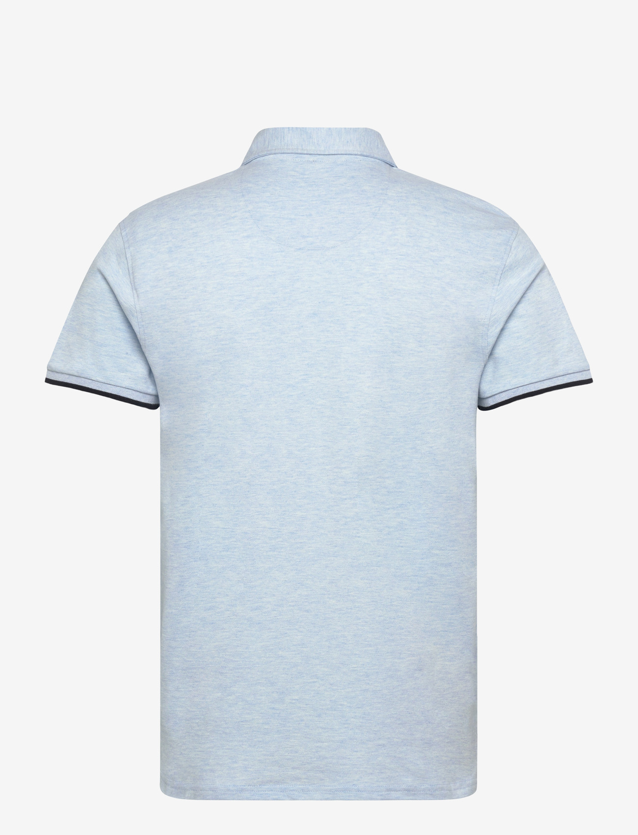 Bruun & Stengade - BS Delos Regular Fit Polo Shirt - kortærmede poloer - sky - 2