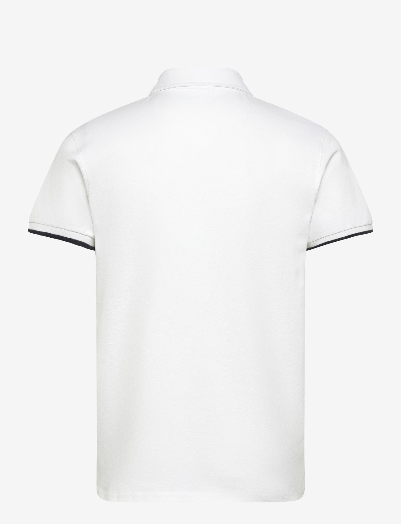 Bruun & Stengade - BS Delos Regular Fit Polo Shirt - kortærmede poloer - white - 2