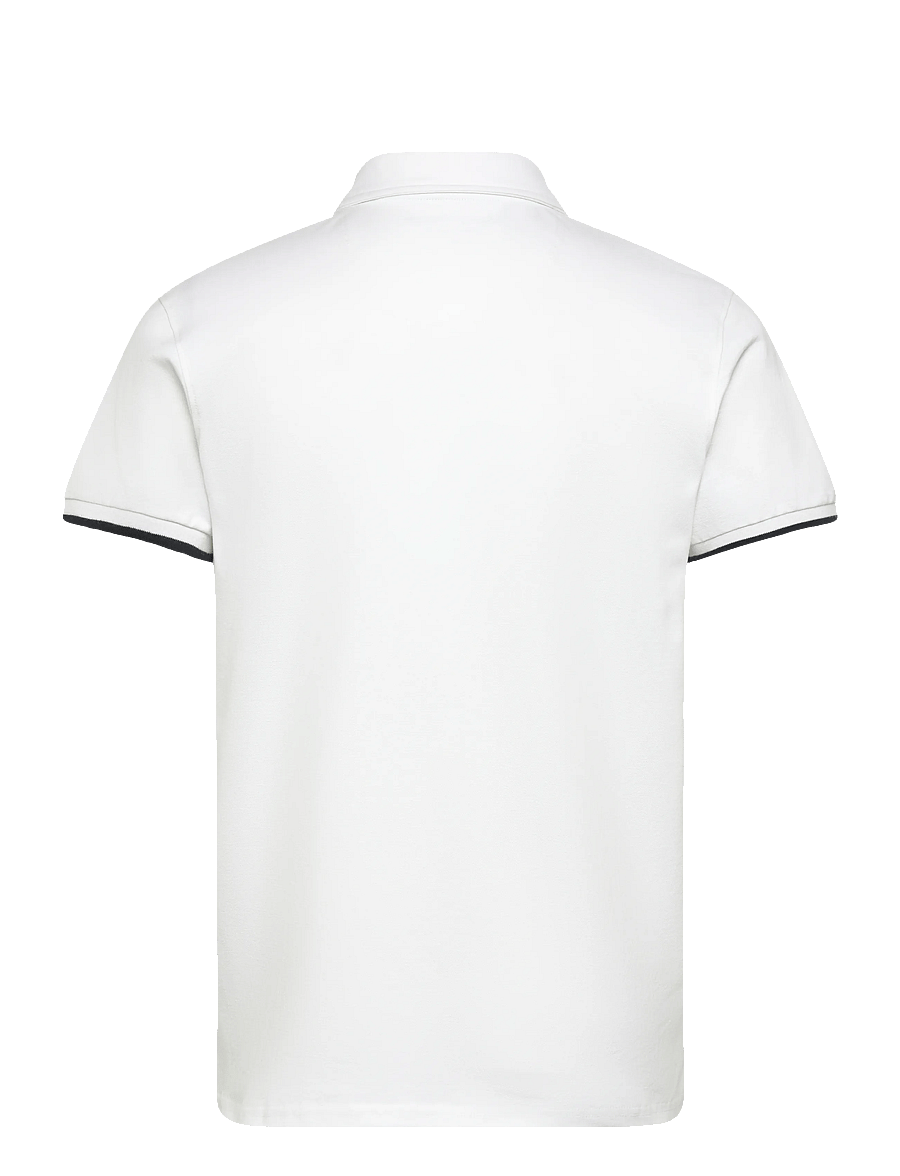 Bruun & Stengade - BS Delos Regular Fit Polo Shirt - lühikeste varrukatega polod - white - 2