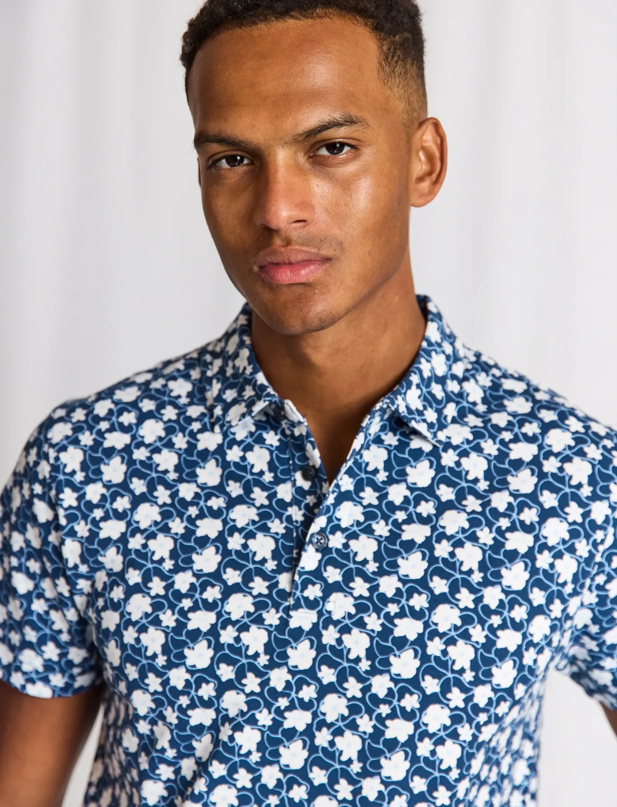 Bruun & Stengade BS Symi Regular Fit Polo Shirt - Feriefavoritter - NAVY / blue