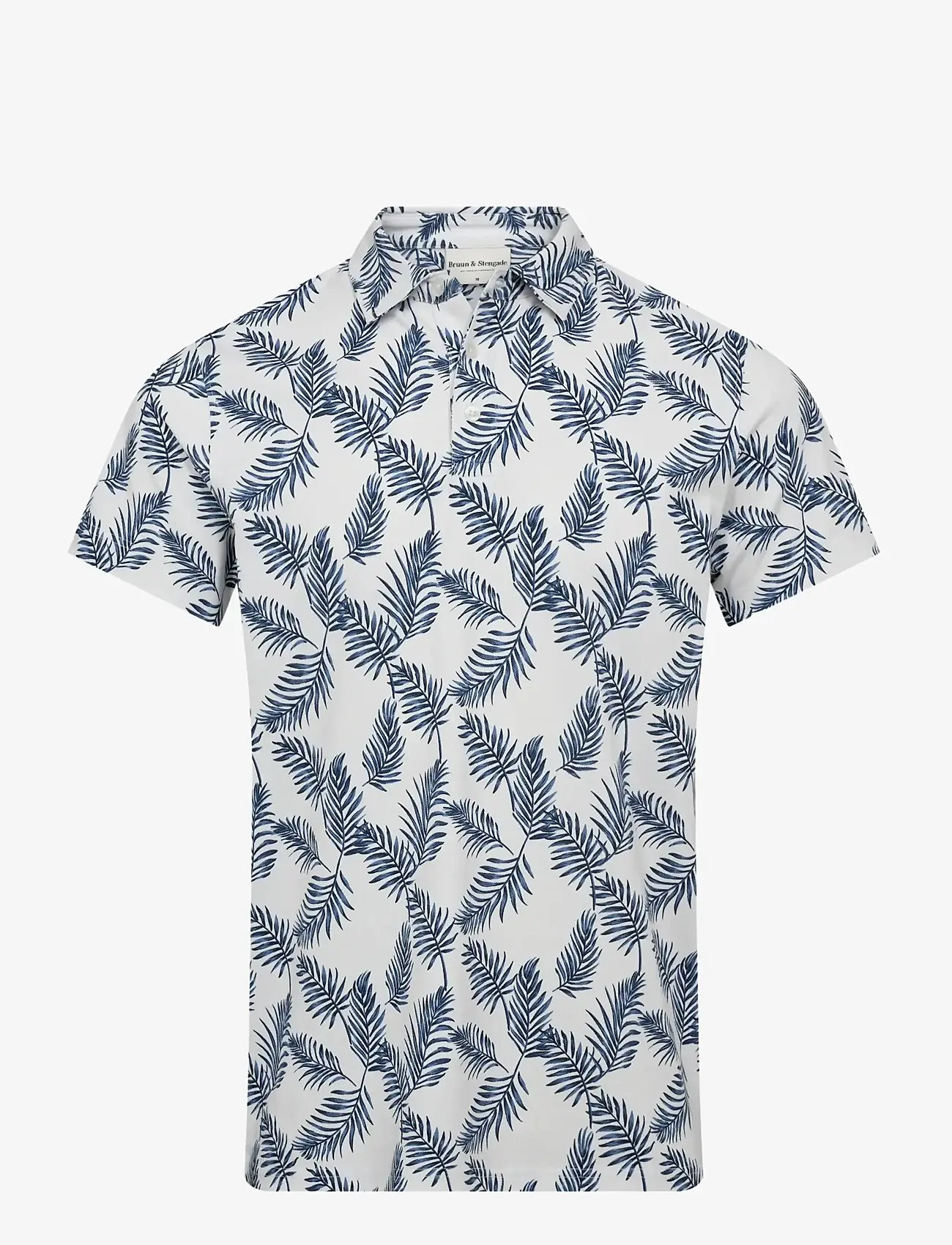 Bruun & Stengade - BS Ithaca Regular Fit Polo Shirt - kortærmede poloer - white - 1