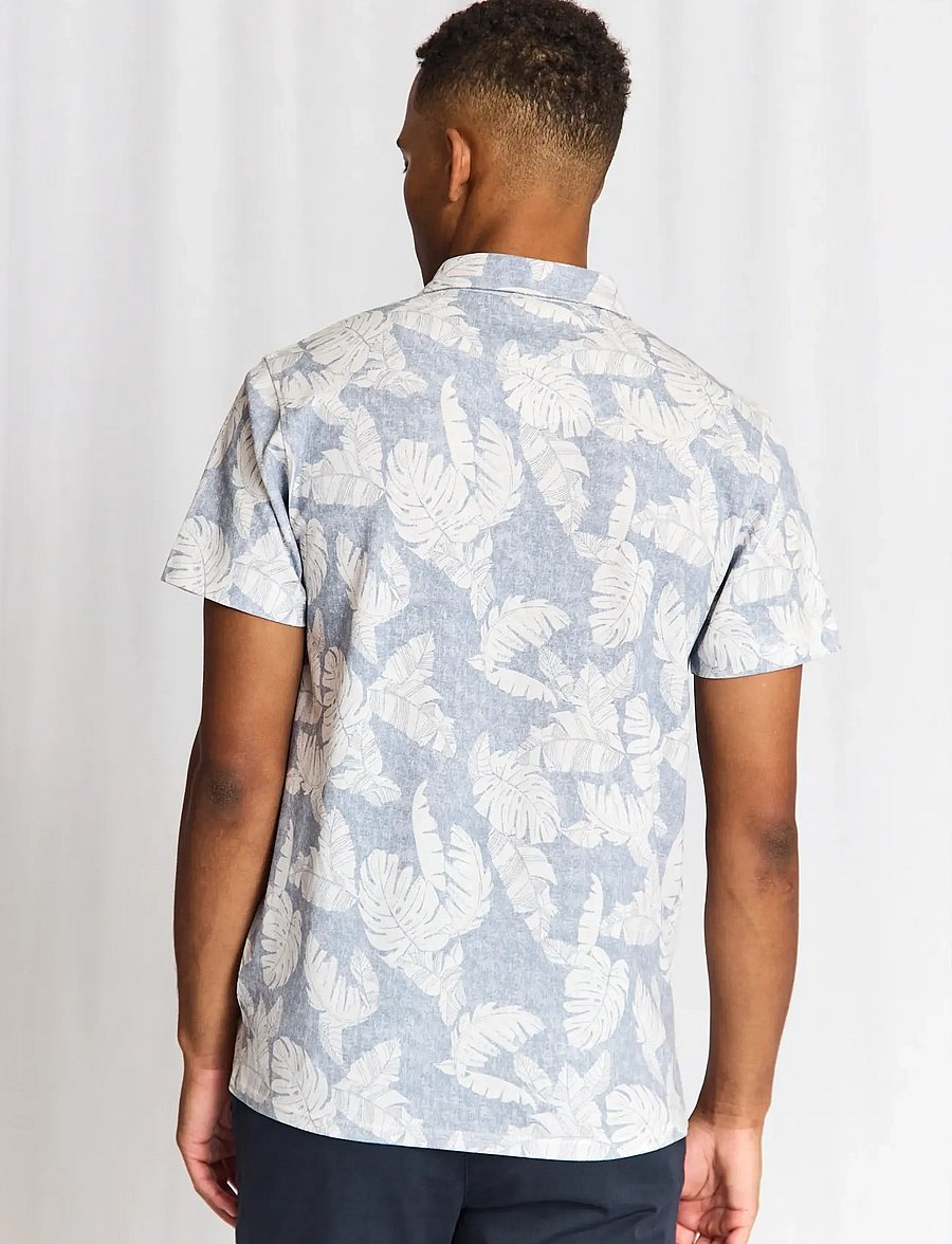 Bruun & Stengade - BS Hydra Regular Fit Polo Shirt - kortärmade pikéer - dusty blue - 3