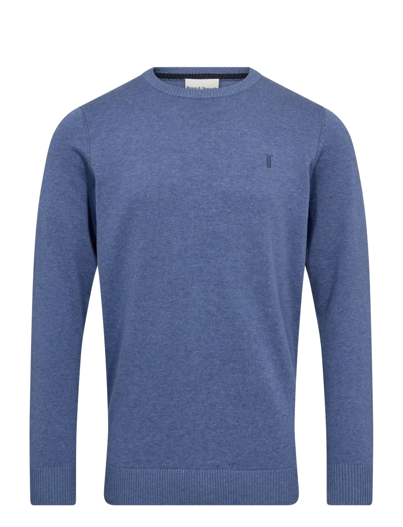 Bruun & Stengade BS Jupiter Regular Fit Knitwear - Tøj - BLUE / blue