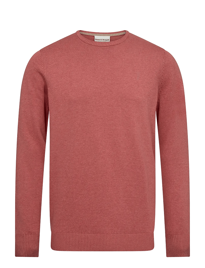 Bruun & Stengade - BS Jupiter Regular Fit Knitwear - rundhals - dusty clay - 1