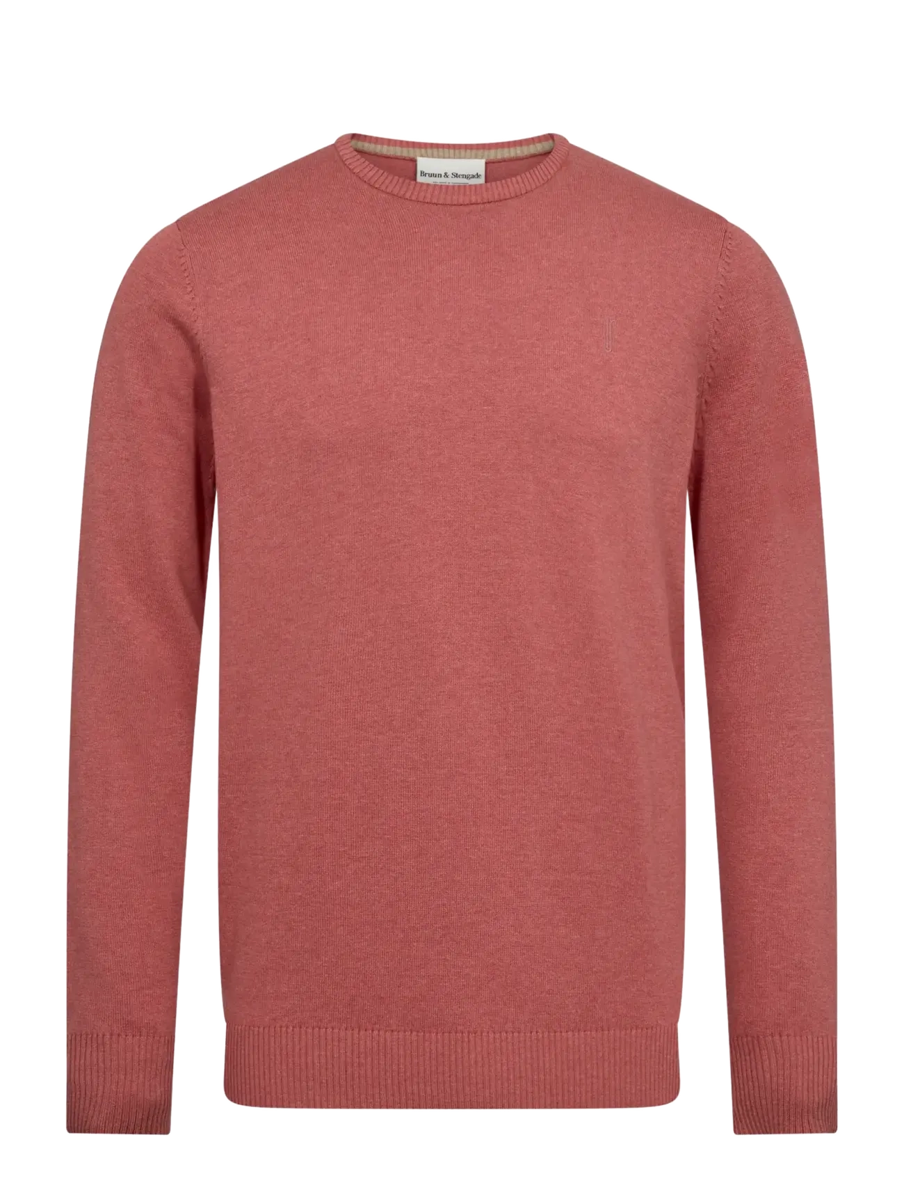 Bruun & Stengade BS Jupiter Regular Fit Knitwear - Tøj - DUSTY CLAY / pink/rose