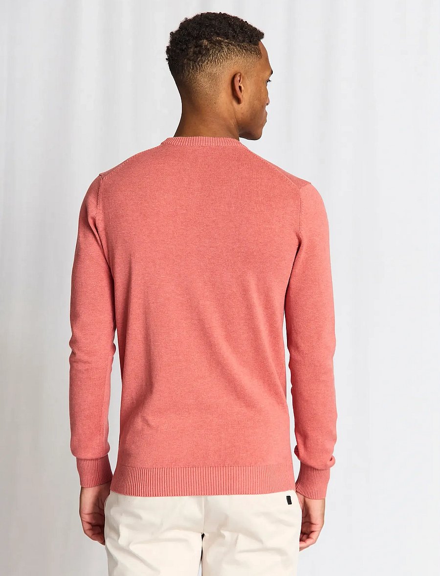 Bruun & Stengade - BS Jupiter Regular Fit Knitwear - ronde hals - dusty clay - 3