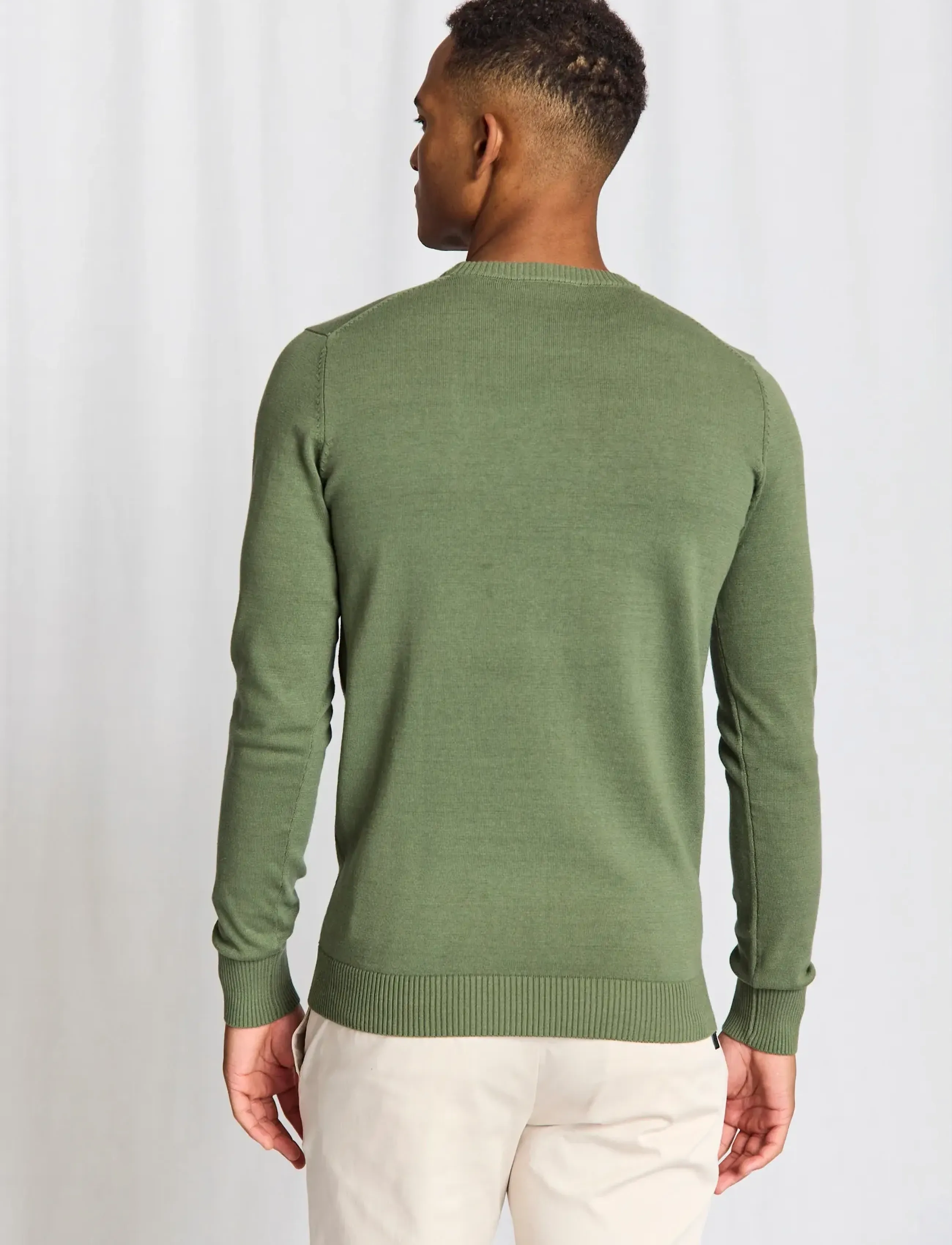 Bruun & Stengade - BS Jupiter Regular Fit Knitwear - rund hals - green - 3