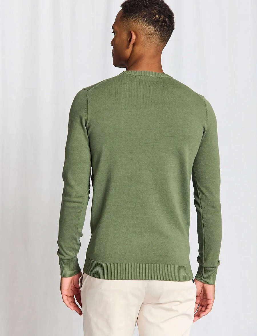 Bruun & Stengade - BS Jupiter Regular Fit Knitwear - round necks - green - 3