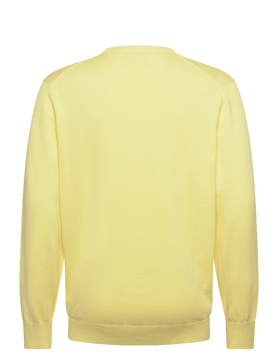 Bruun & Stengade - BS Jupiter Regular Fit Knitwear - Ümara kaelusega - lemonade - 2