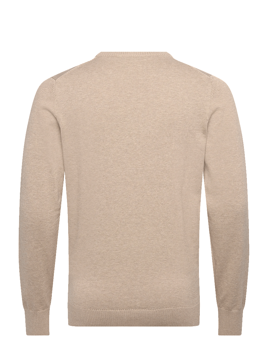 Bruun & Stengade - BS Jupiter Regular Fit Knitwear - Ümara kaelusega - light brown - 2