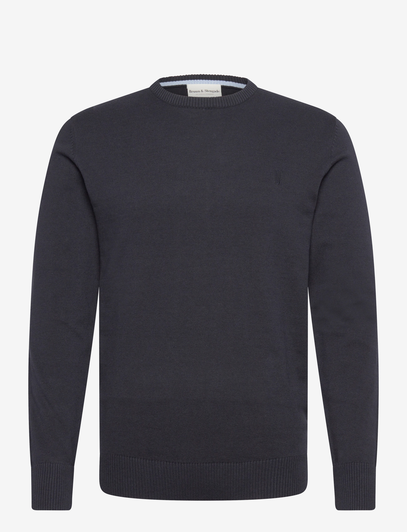 Bruun & Stengade - BS Jupiter Regular Fit Knitwear - rund hals - navy - 1