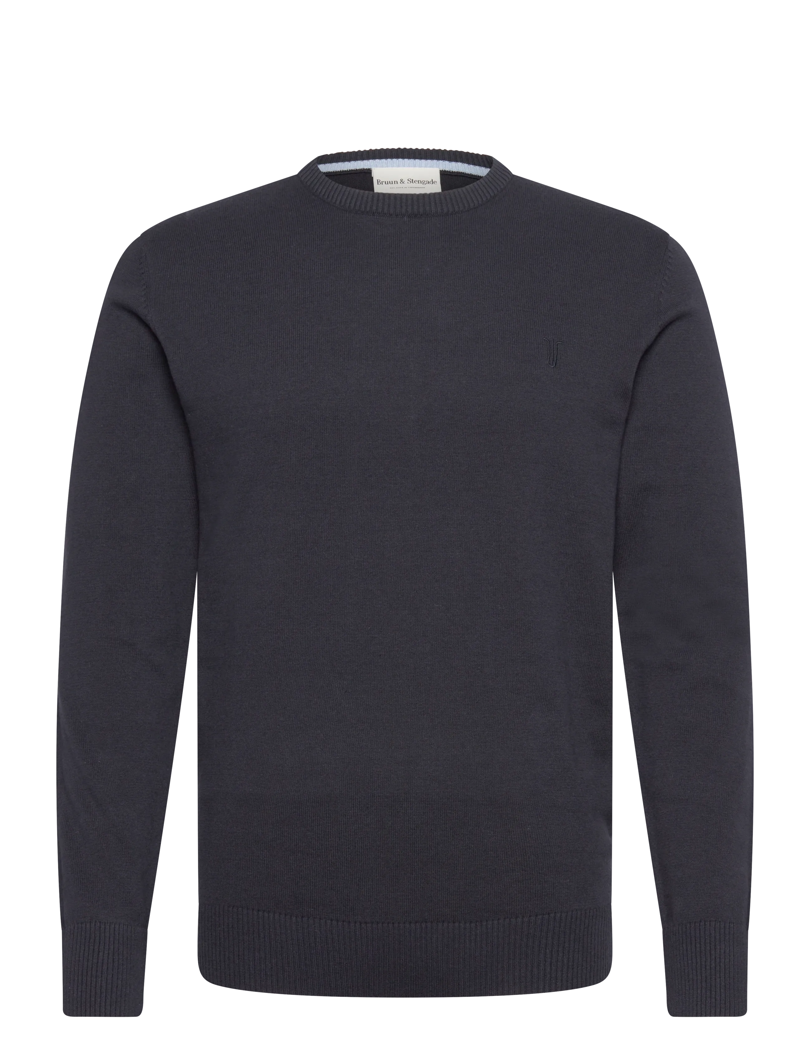 Bruun & Stengade BS Jupiter Regular Fit Knitwear - Kläder - NAVY / navy