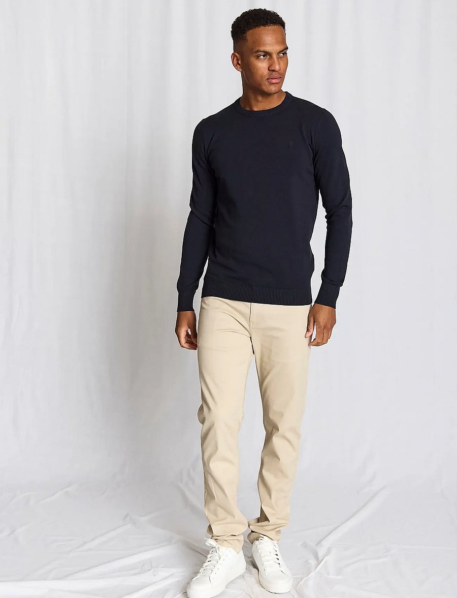 Bruun & Stengade - BS Jupiter Regular Fit Knitwear - round necks - navy - 5