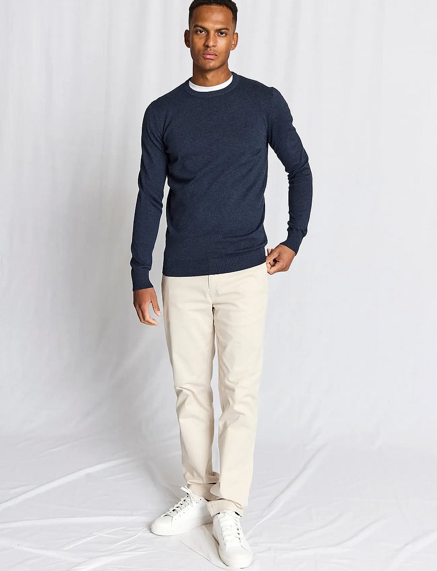 Bruun & Stengade - BS Jupiter Regular Fit Knitwear - round necks - thunder - 5