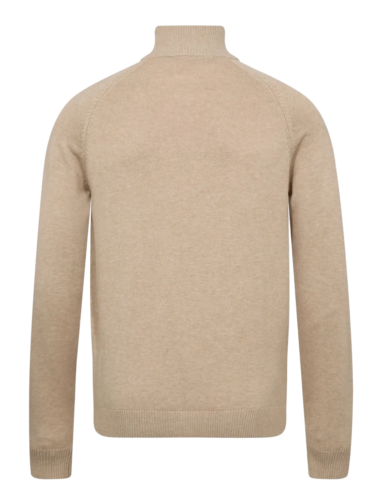 Bruun & Stengade - BS Ilario Regular Fit Knitwear - halfzip strik - beige - 2