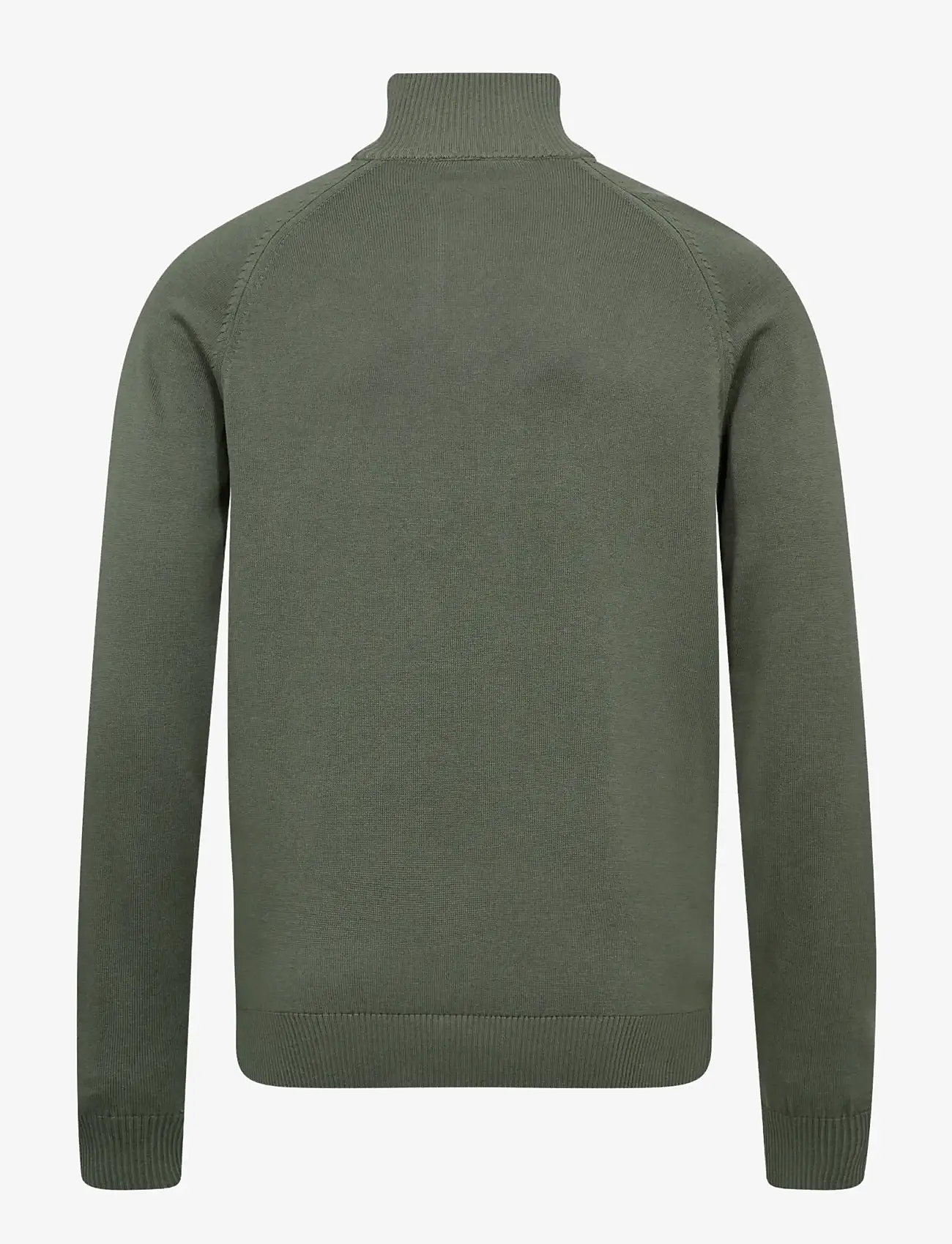 Bruun & Stengade - BS Ilario Regular Fit Knitwear - half zip-tröjor - green - 2