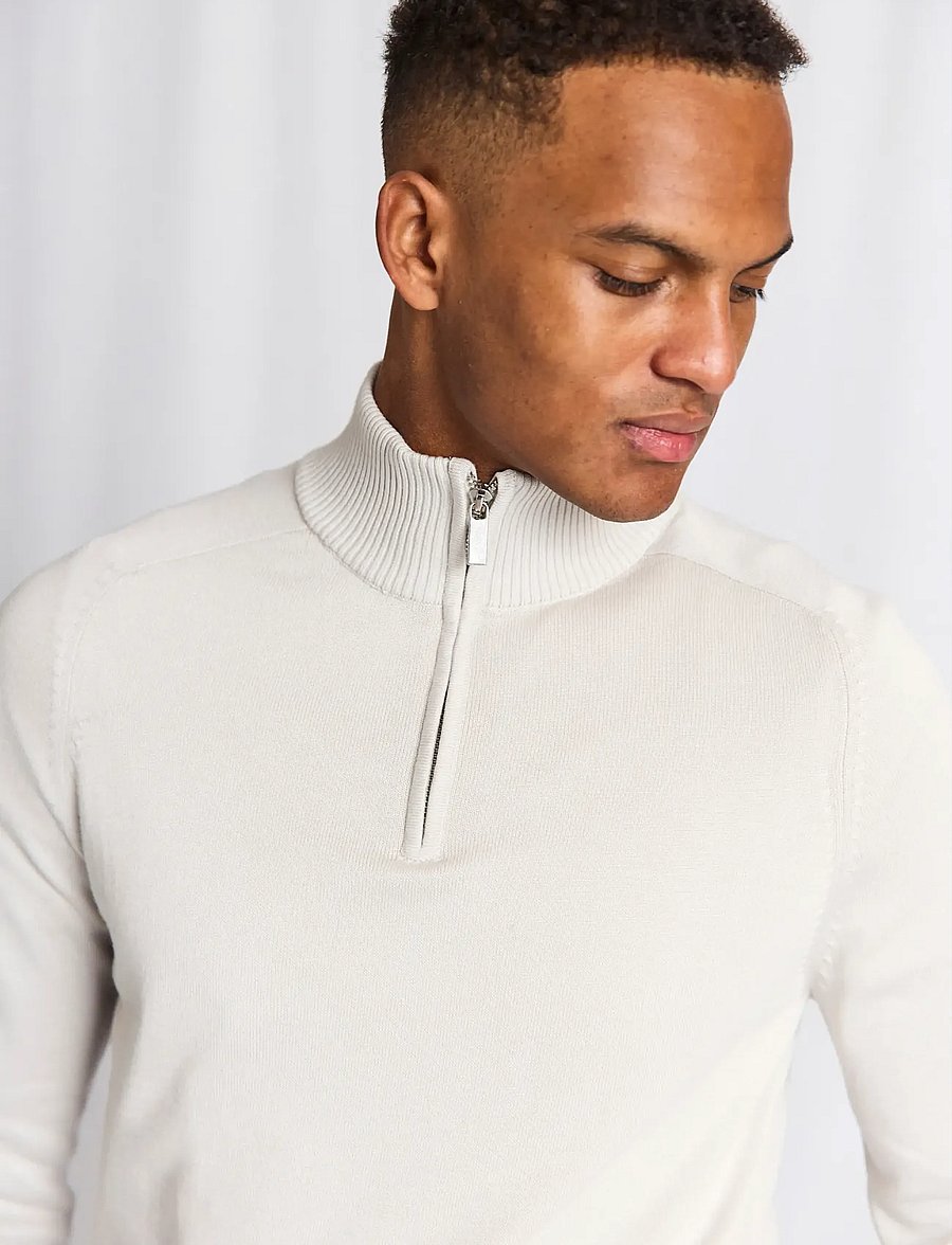 Bruun & Stengade - BS Ilario Regular Fit Knitwear - half zip jumpers - kit - 4