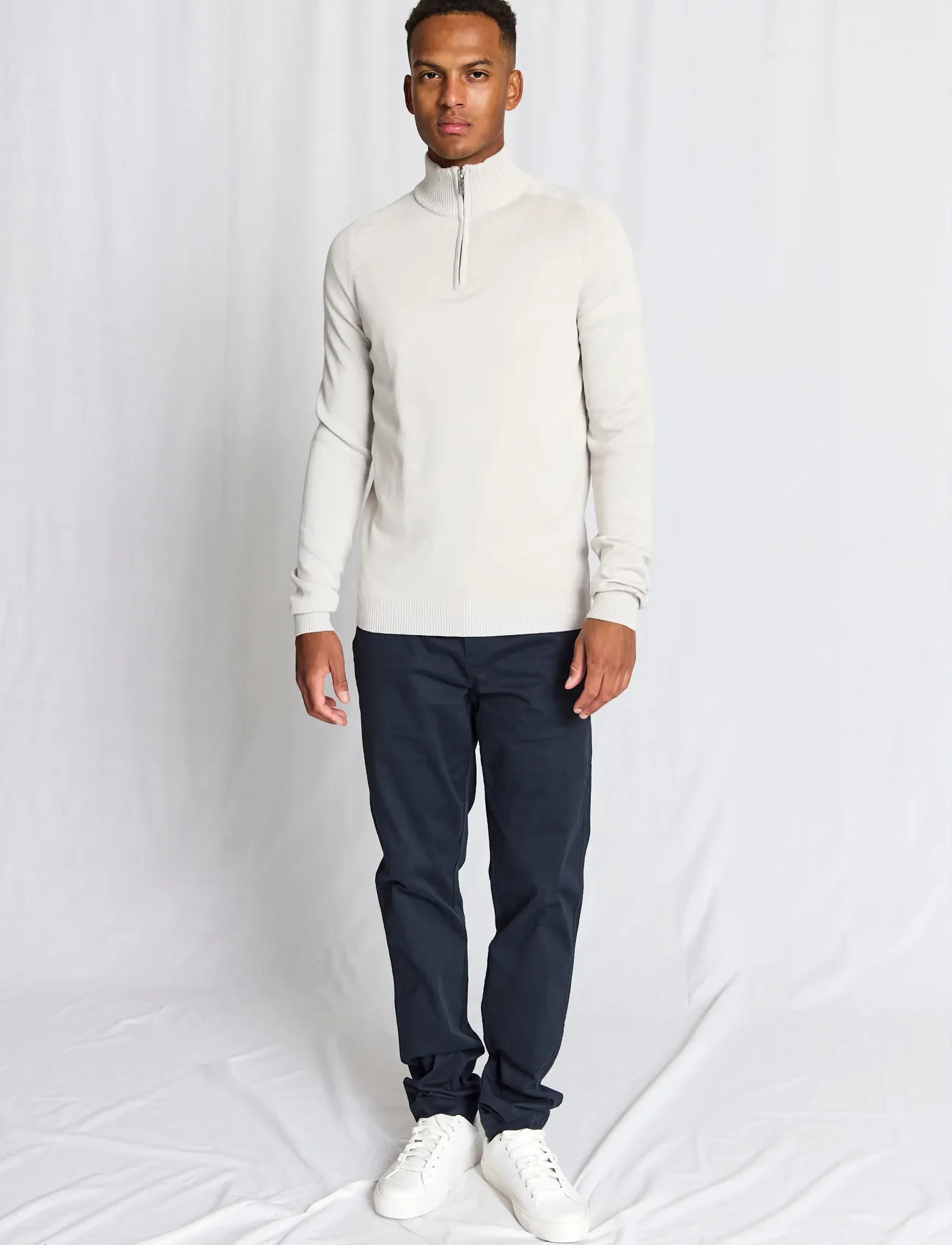 Bruun & Stengade - BS Ilario Regular Fit Knitwear - pulls demi-zippés - kit - 5