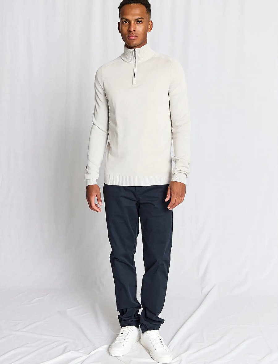 Bruun & Stengade - BS Ilario Regular Fit Knitwear - half zip jumpers - kit - 5
