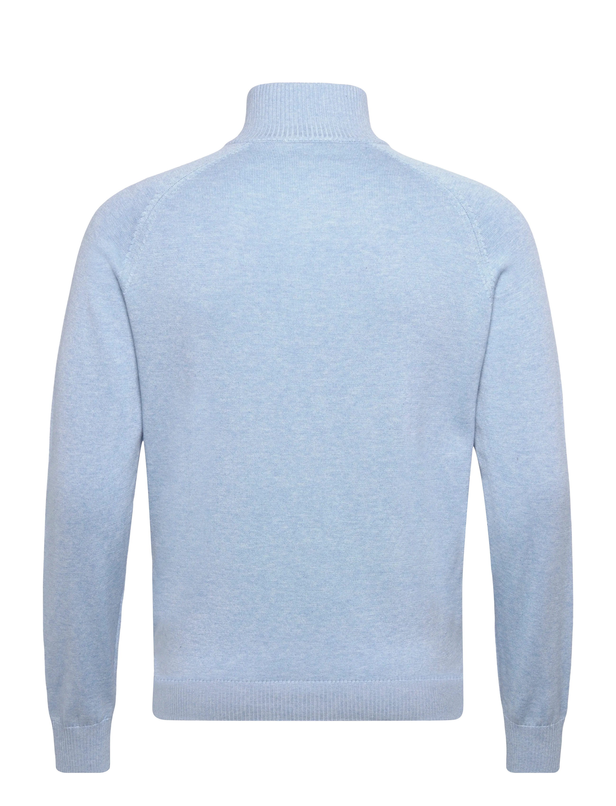 Bruun & Stengade - BS Ilario Regular Fit Knitwear - halfzip strik - light blue - 2