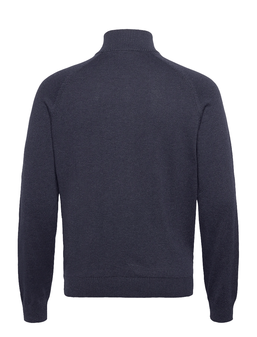Bruun & Stengade - BS Ilario Regular Fit Knitwear - poolpika lukuga džemprid - thunder - 2