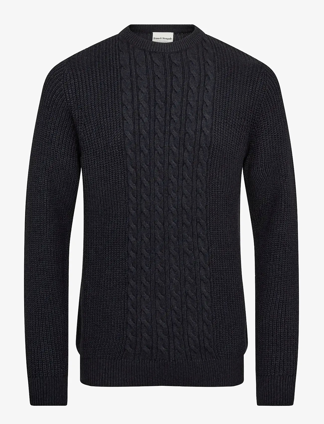 Bruun & Stengade - BS Adriano Regular Fit Knitwear - rund hals - navy - 1