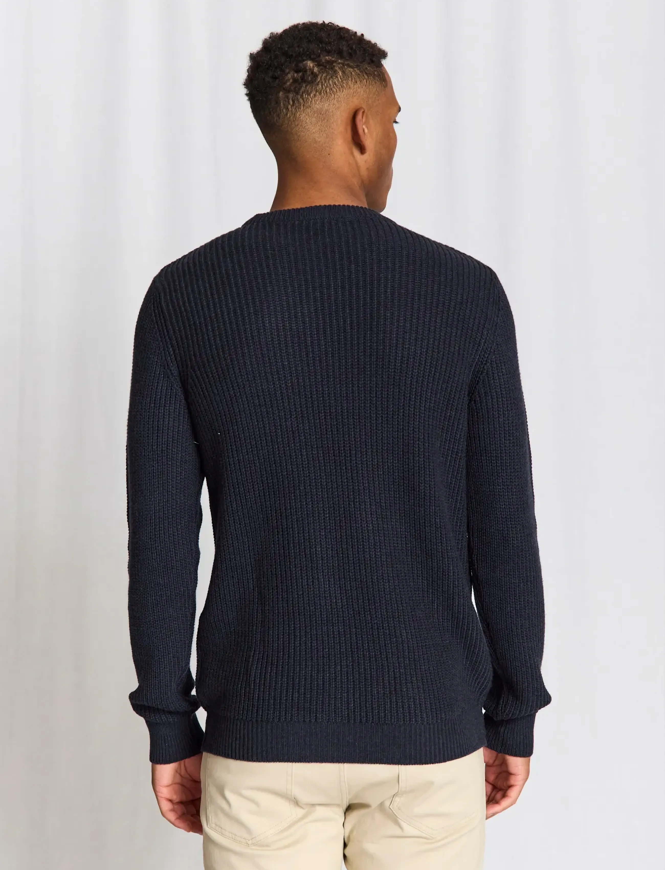 Bruun & Stengade - BS Adriano Regular Fit Knitwear - rundhals - navy - 3