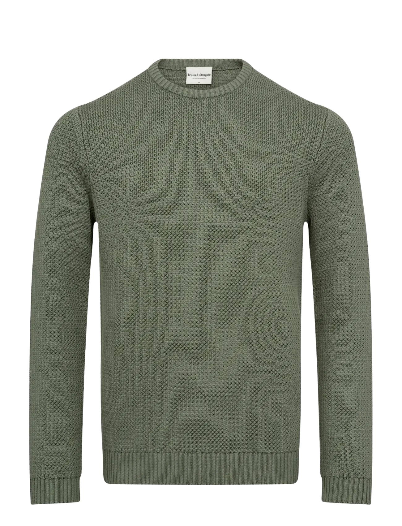 Bruun & Stengade BS Raffaele Regular Fit Knitwear - Tøj - GREEN / green