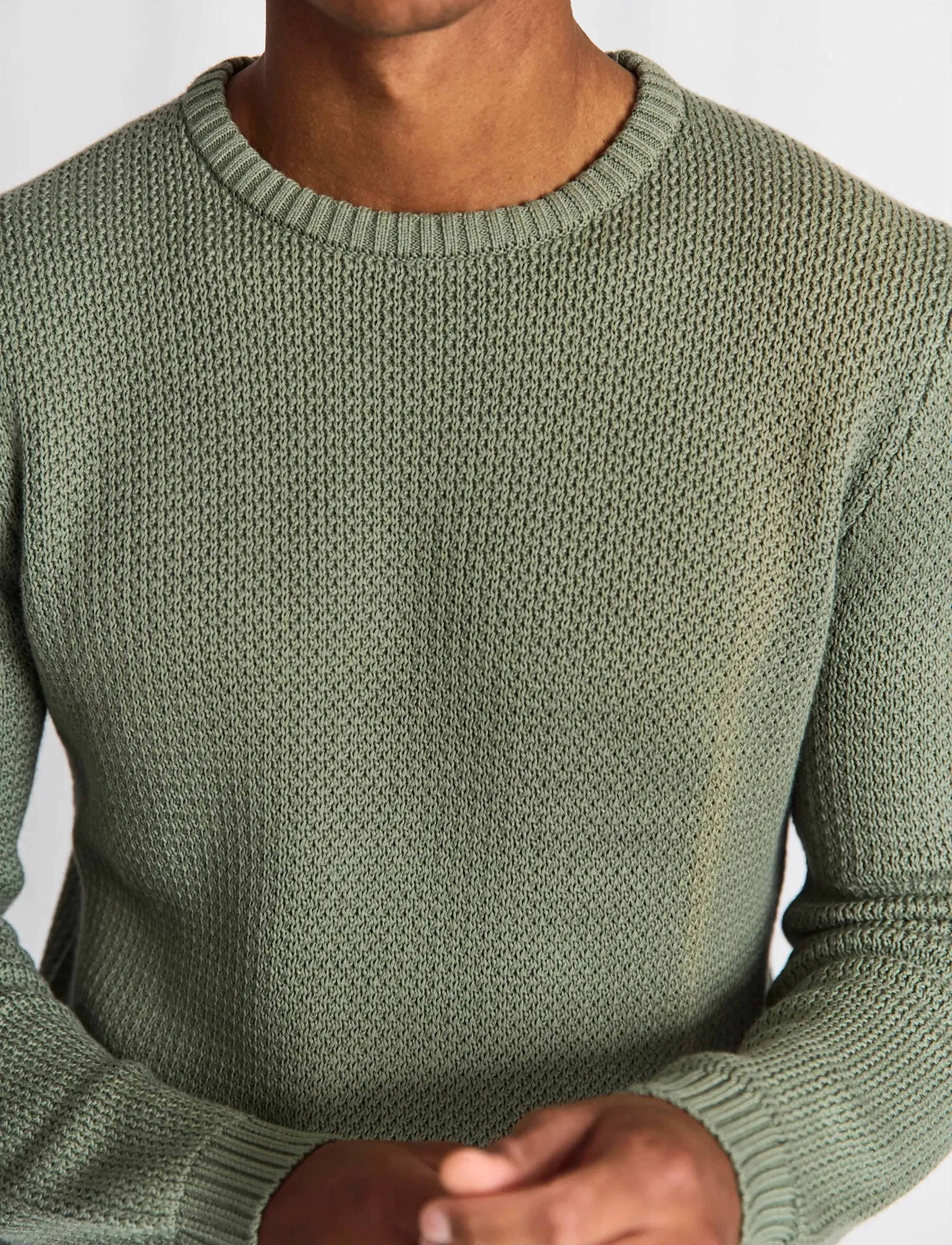Bruun & Stengade - BS Raffaele Regular Fit Knitwear - rund hals - green - 4