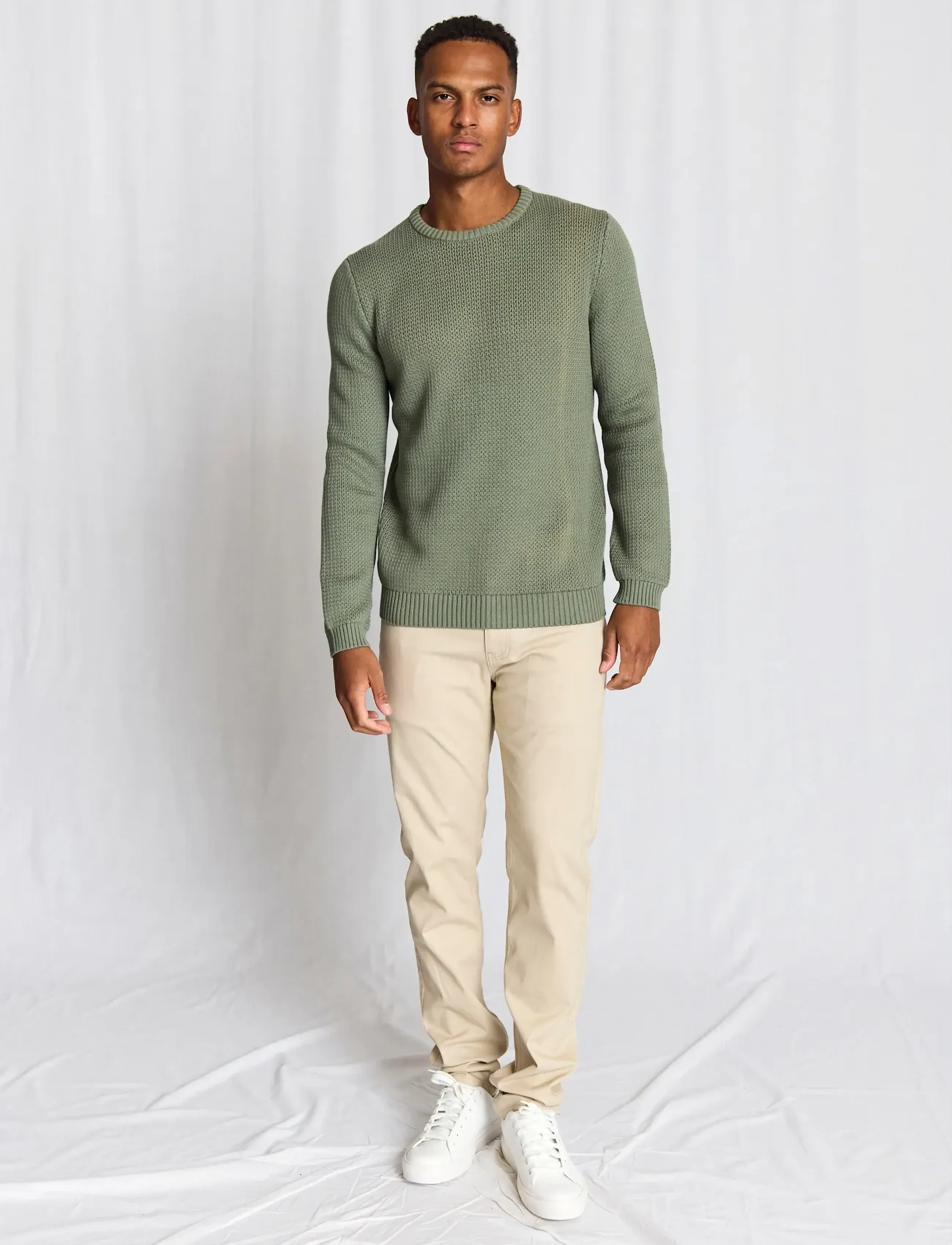 Bruun & Stengade - BS Raffaele Regular Fit Knitwear - rund hals - green - 5