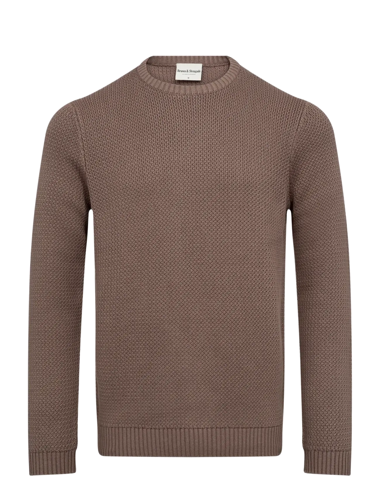 Bruun & Stengade - BS Raffaele Regular Fit Knitwear - rundhals - greige - 1