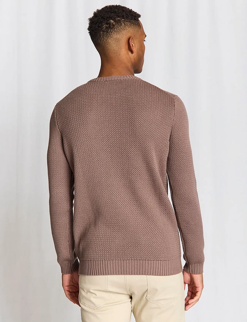 Bruun & Stengade - BS Raffaele Regular Fit Knitwear - rundhals - greige - 3