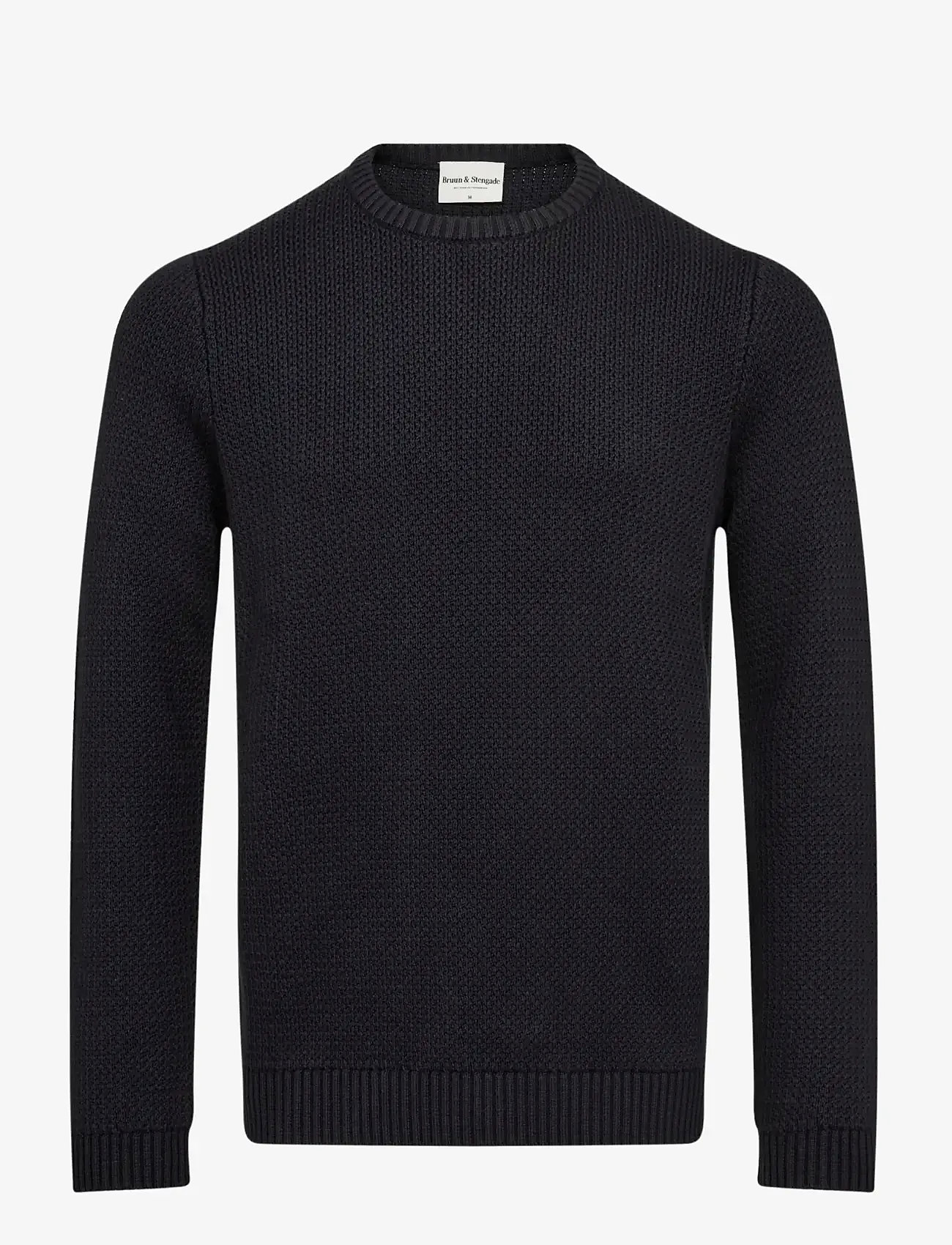Bruun & Stengade - BS Raffaele Regular Fit Knitwear - rundhalsad - navy - 1