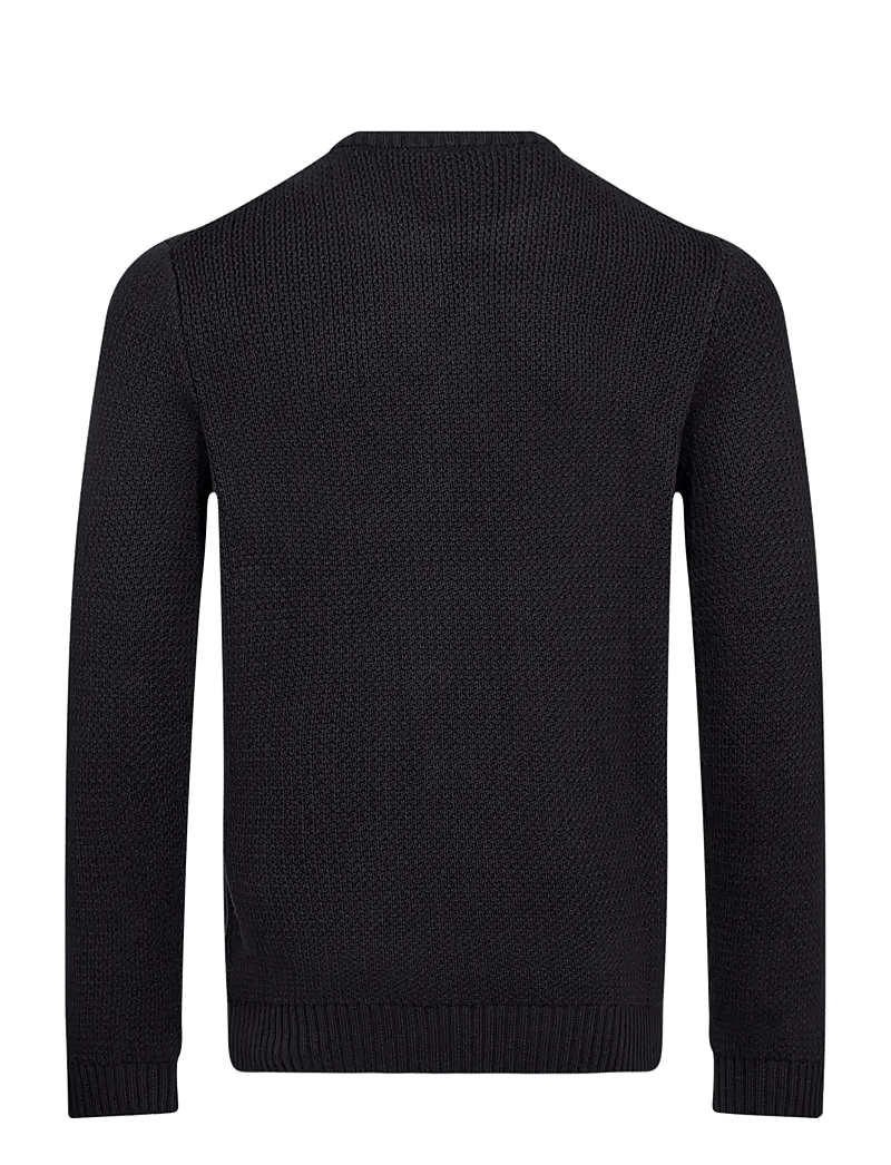Bruun & Stengade - BS Raffaele Regular Fit Knitwear - rundhalsad - navy - 2