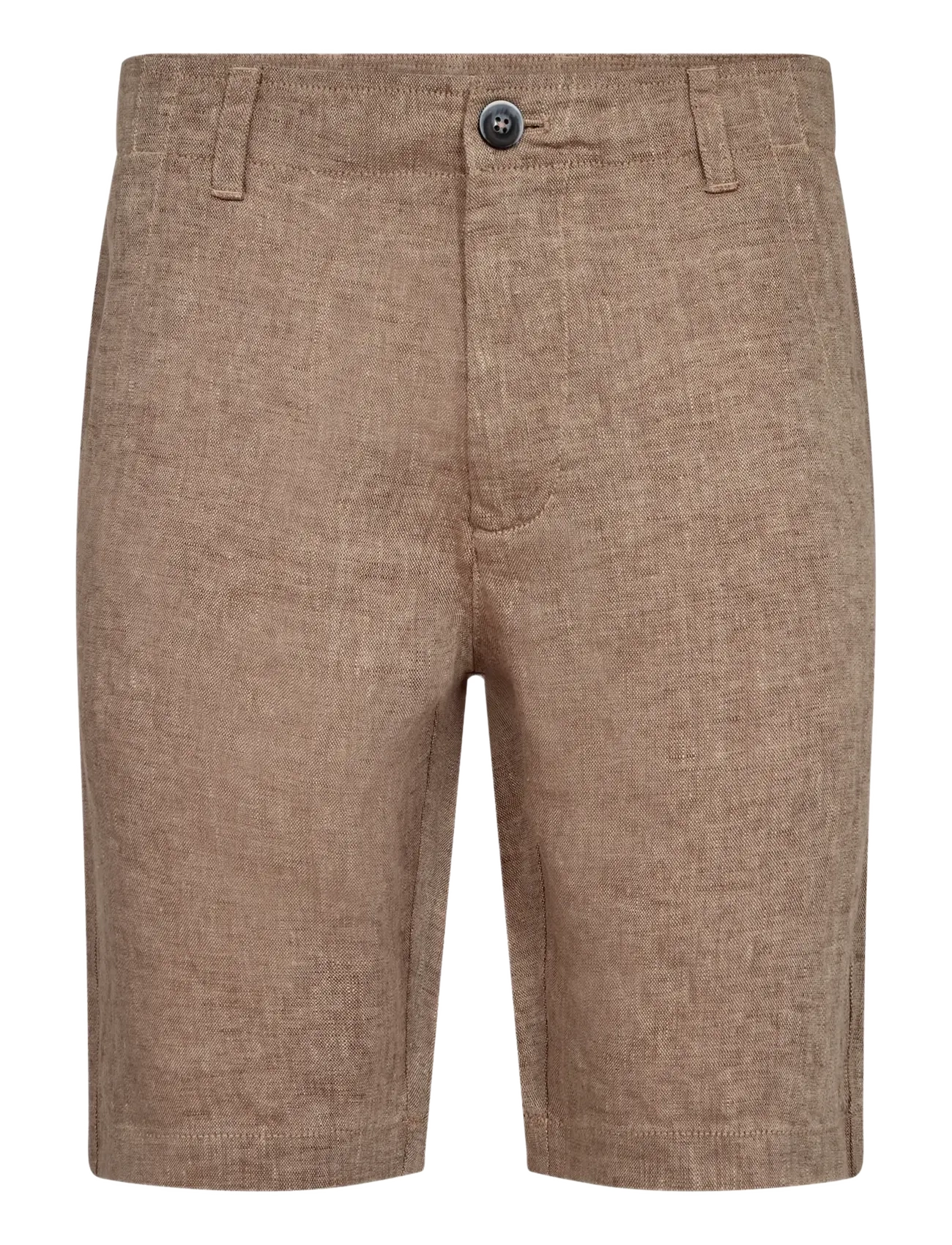 Bruun & Stengade BS Paolos Regular Fit Shorts - Shorts - BROWN / brown