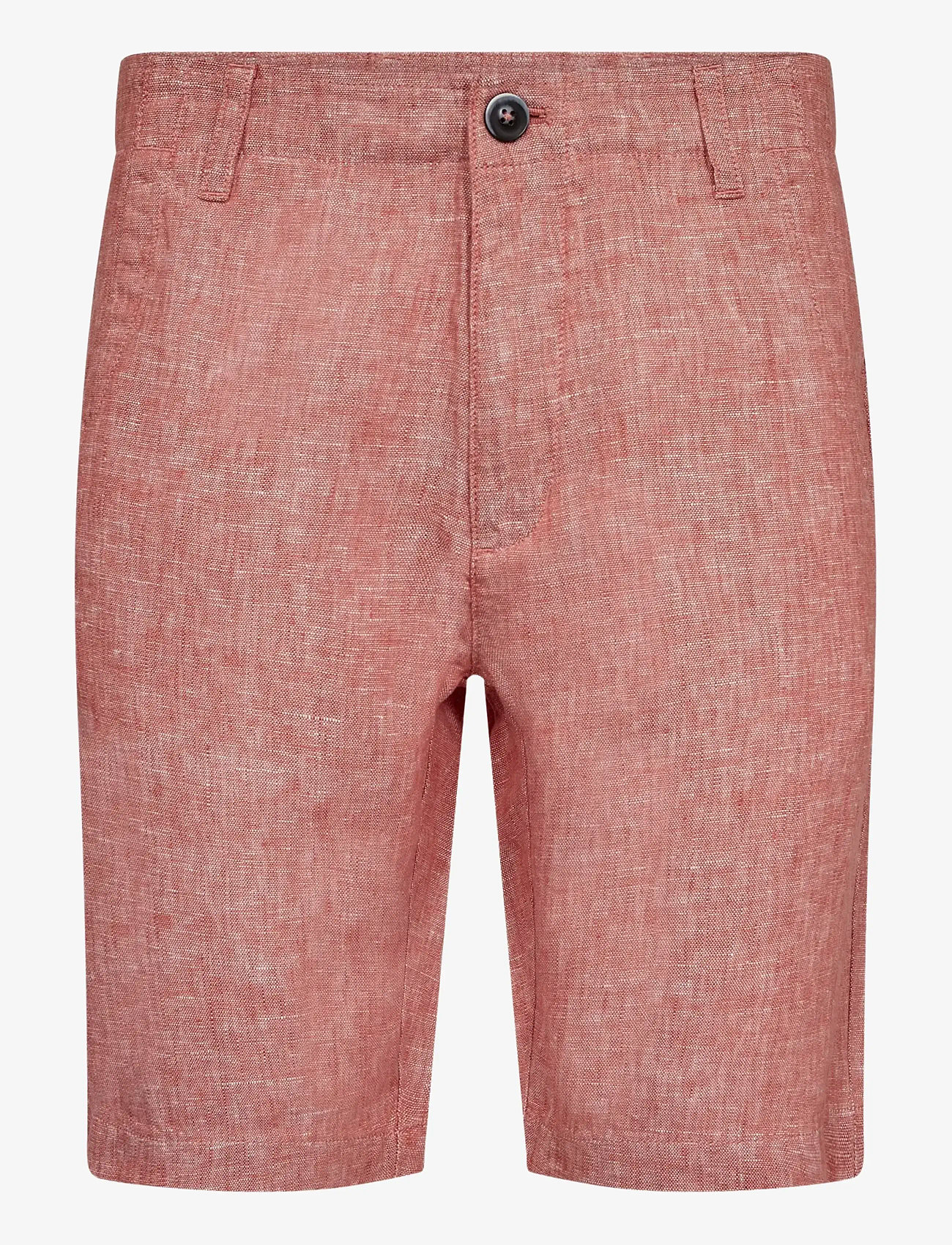 Bruun & Stengade - BS Paolos Regular Fit Shorts - hørshorts - dusty clay - 1