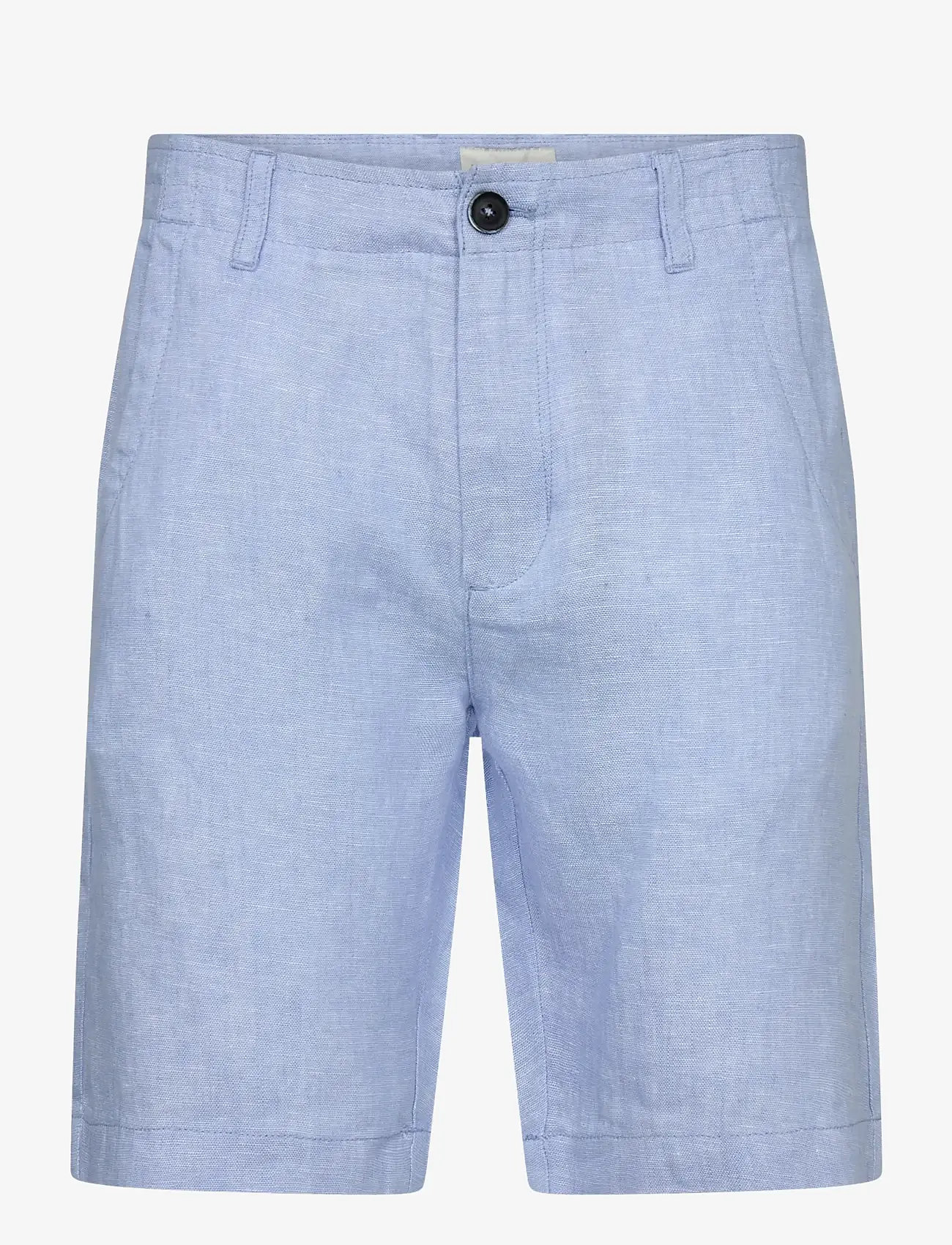 Bruun & Stengade - BS Paolos Regular Fit Shorts - hørshorts - light blue - 1