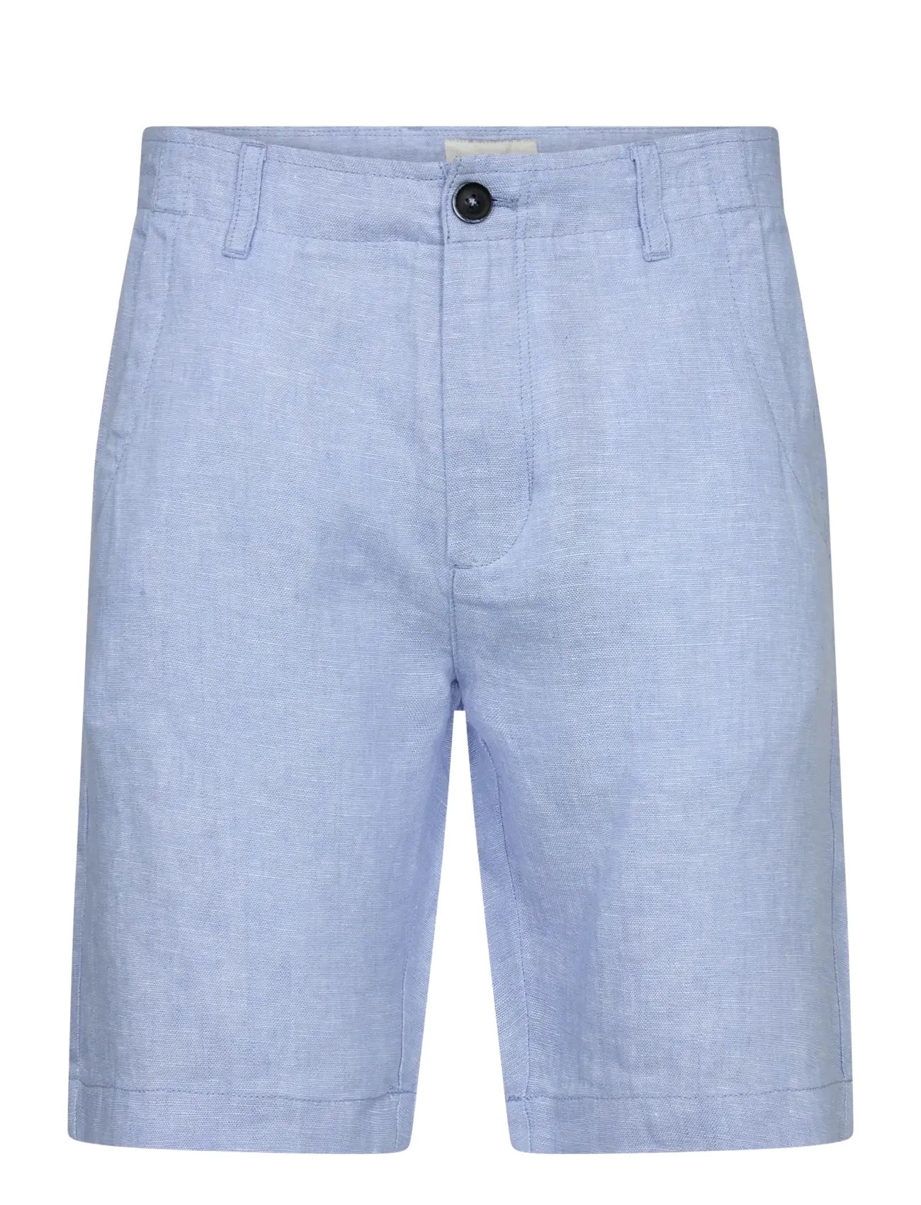 Bruun & Stengade BS Paolos Regular Fit Shorts - Leinen-Shorts - LIGHT BLUE / blue
