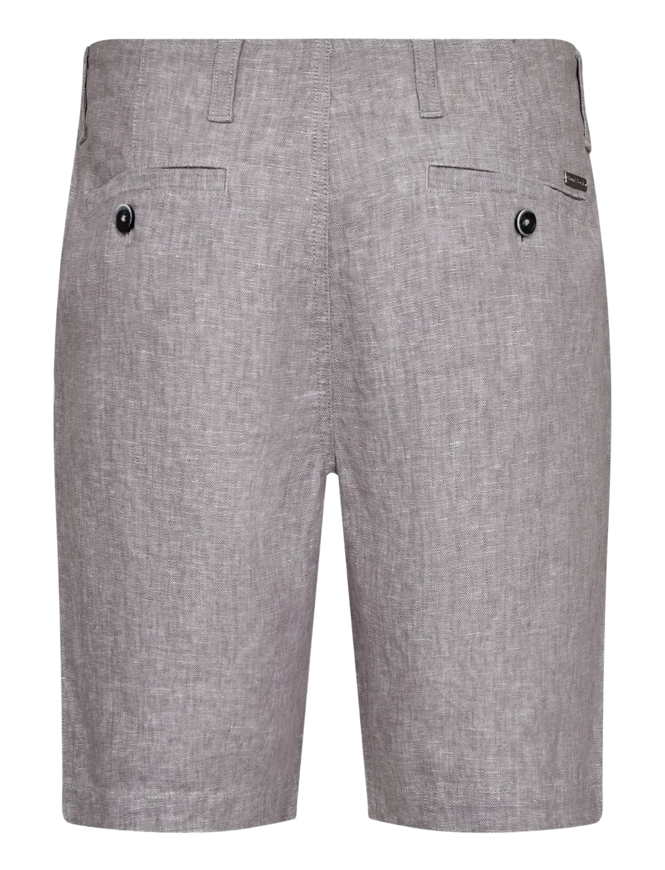 Bruun & Stengade - BS Paolos Regular Fit Shorts - leinen-shorts - light grey - 2