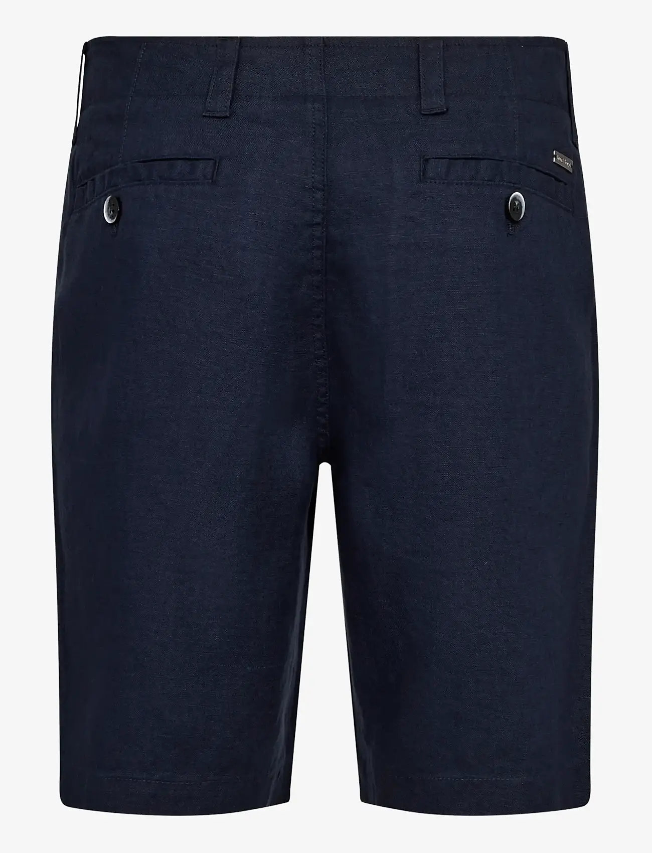 Bruun & Stengade - BS Paolos Regular Fit Shorts - hørshorts - navy - 2
