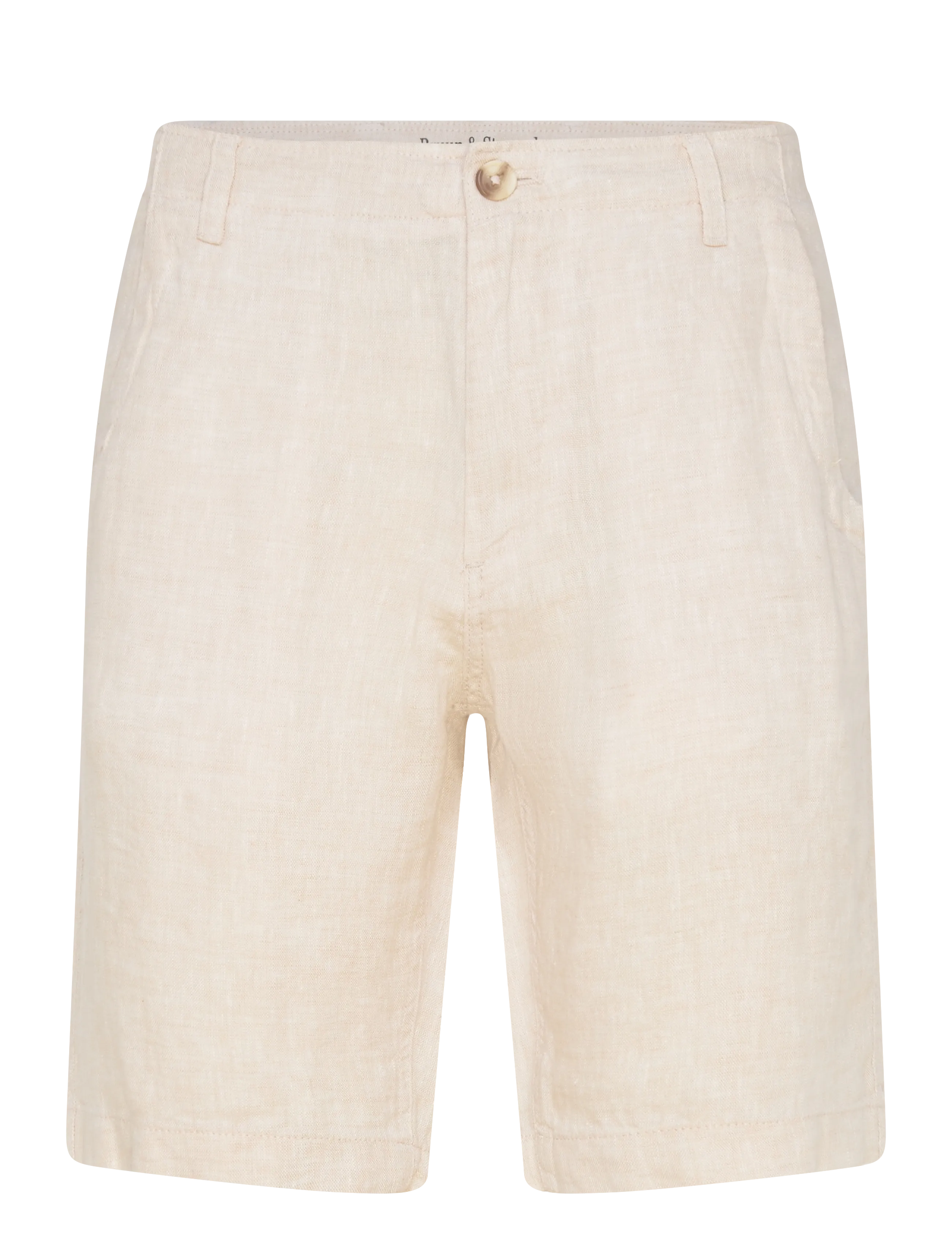BRUUN & STENGADE Bs Paolos Regular Fit Shorts Beige - 32 - Herren