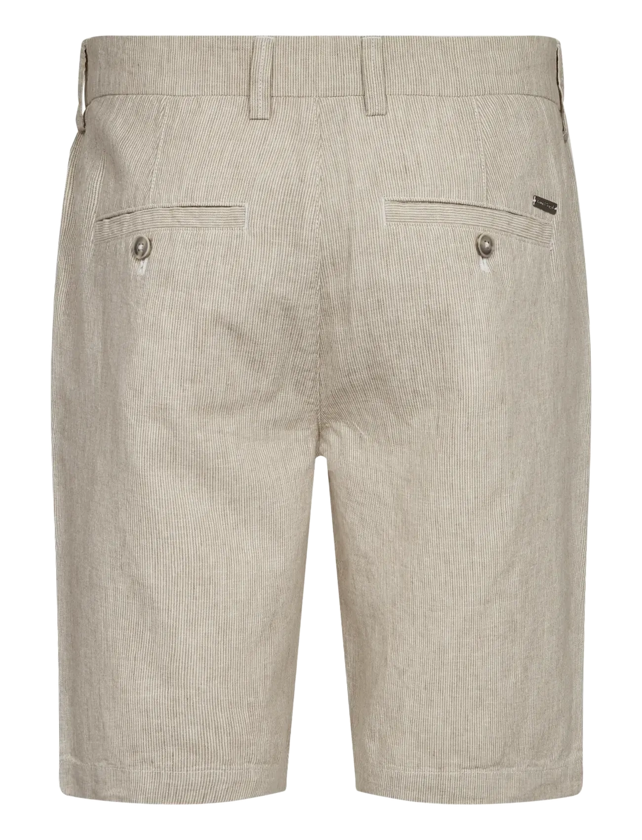 Bruun & Stengade - BS Darion Regular Fit Shorts - linen shorts - beige/white - 2