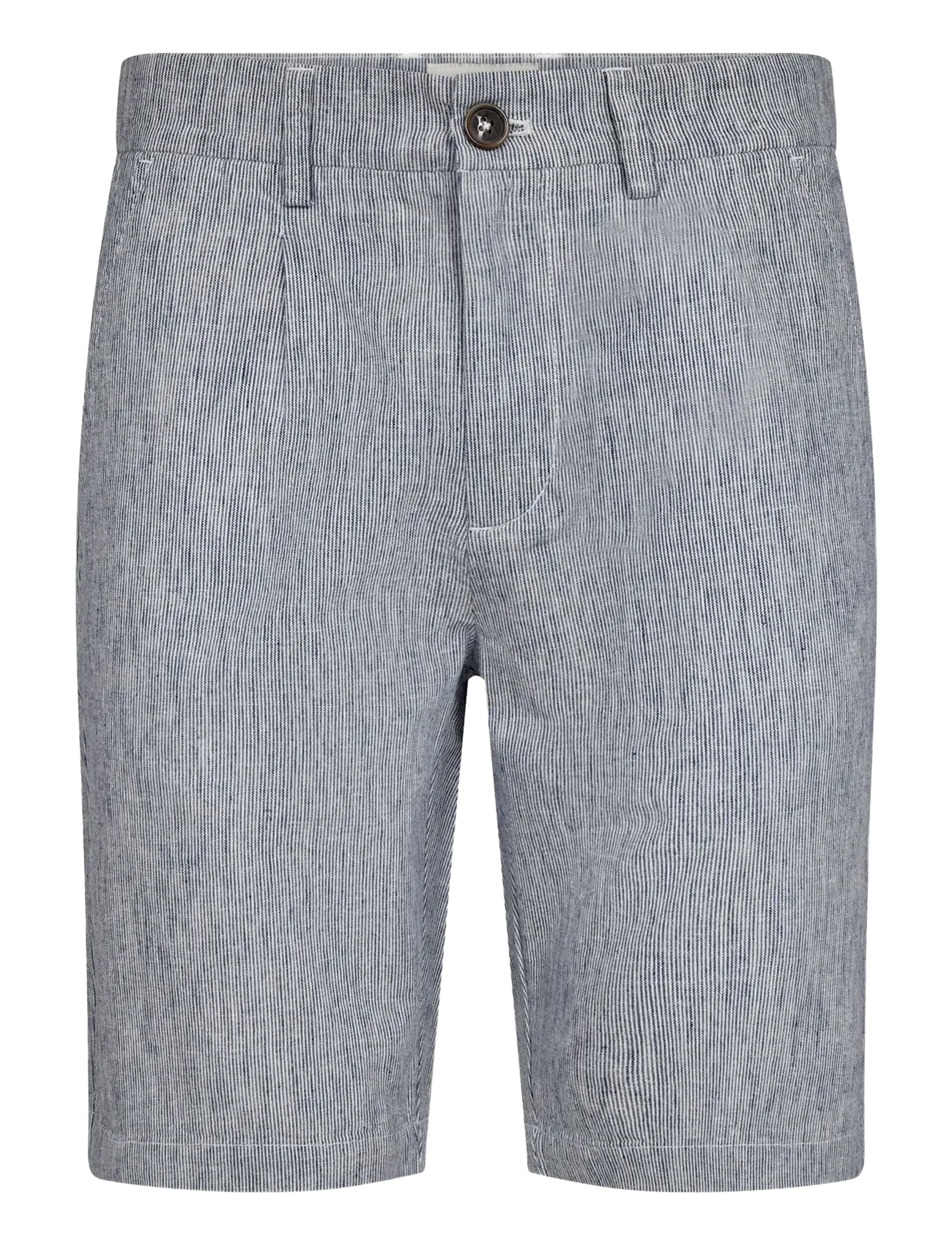 Bruun & Stengade BS Darion Regular Fit Shorts - Shorts - NAVY/WHITE / blue