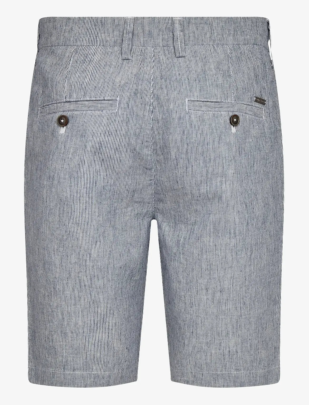 Bruun & Stengade - BS Darion Regular Fit Shorts - midsummer - navy/white - 2