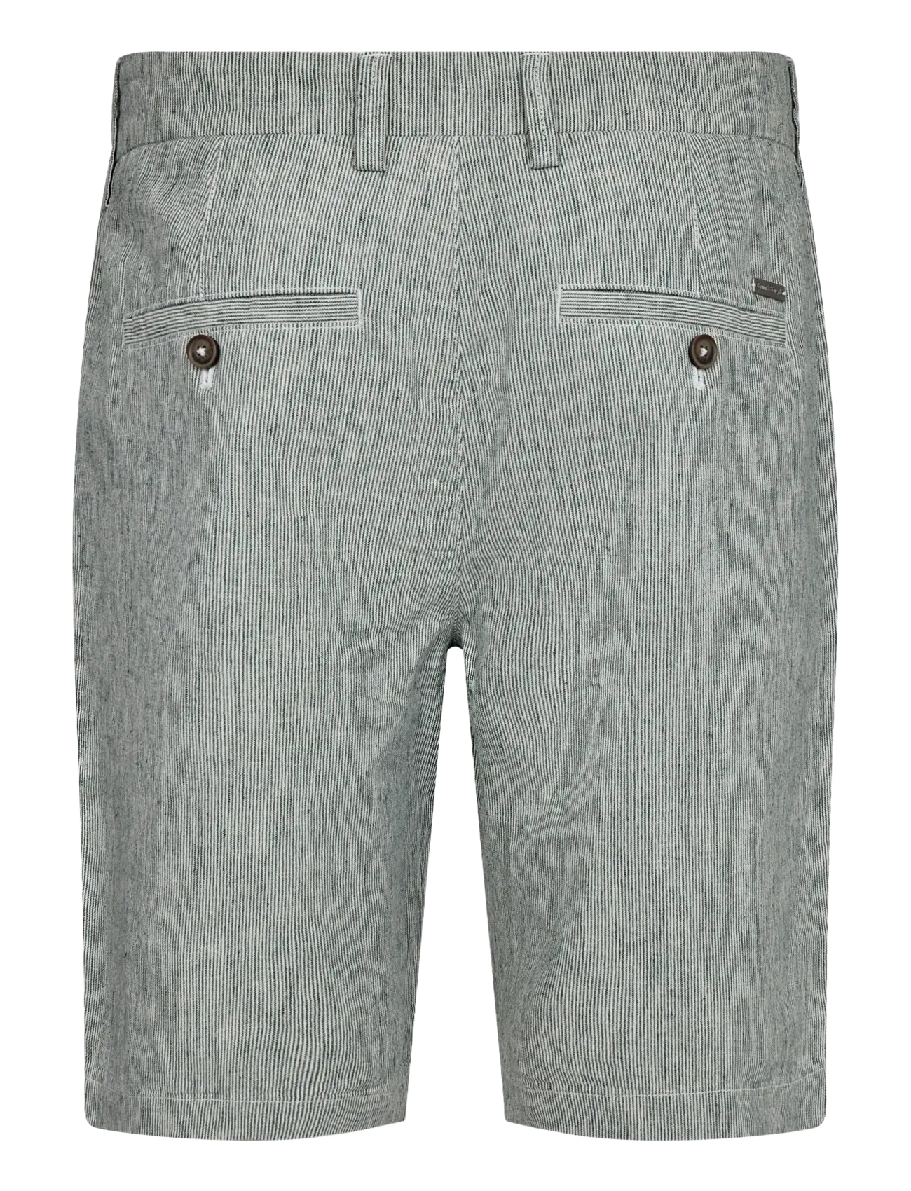 Bruun & Stengade BS Darion Regular Fit Shorts - Shorts - RAIN FORREST/WHITE / multi