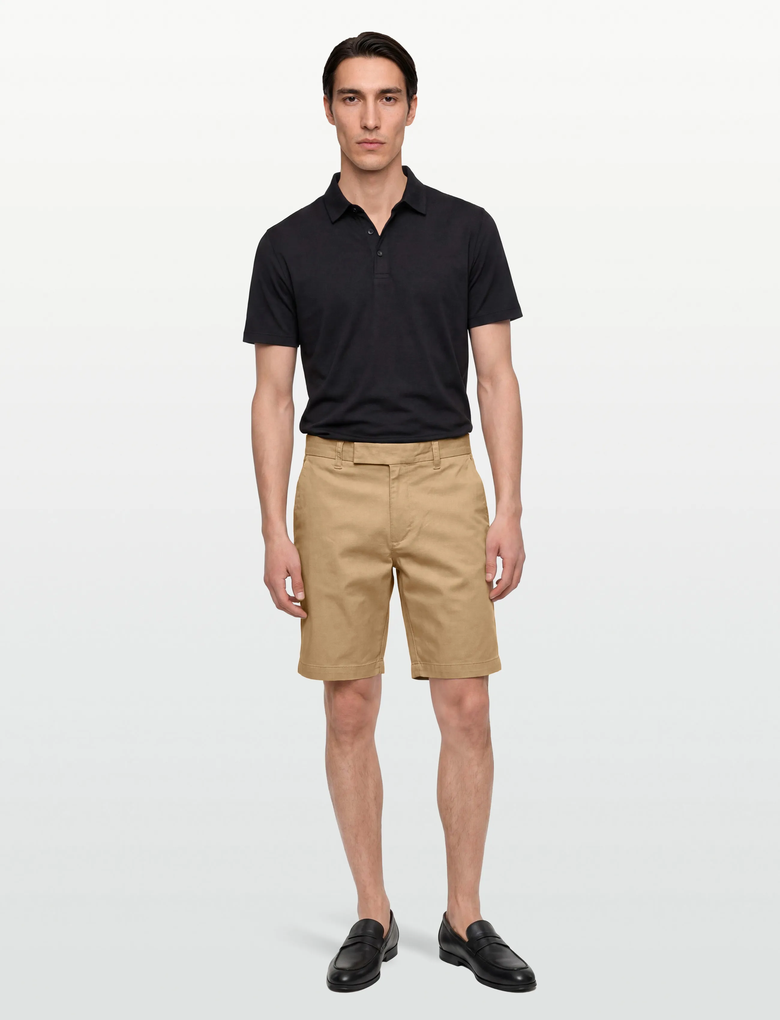 Bruun & Stengade BS Loris Regular Fit Shorts - Lühikesed püksid - BEIGE / beige