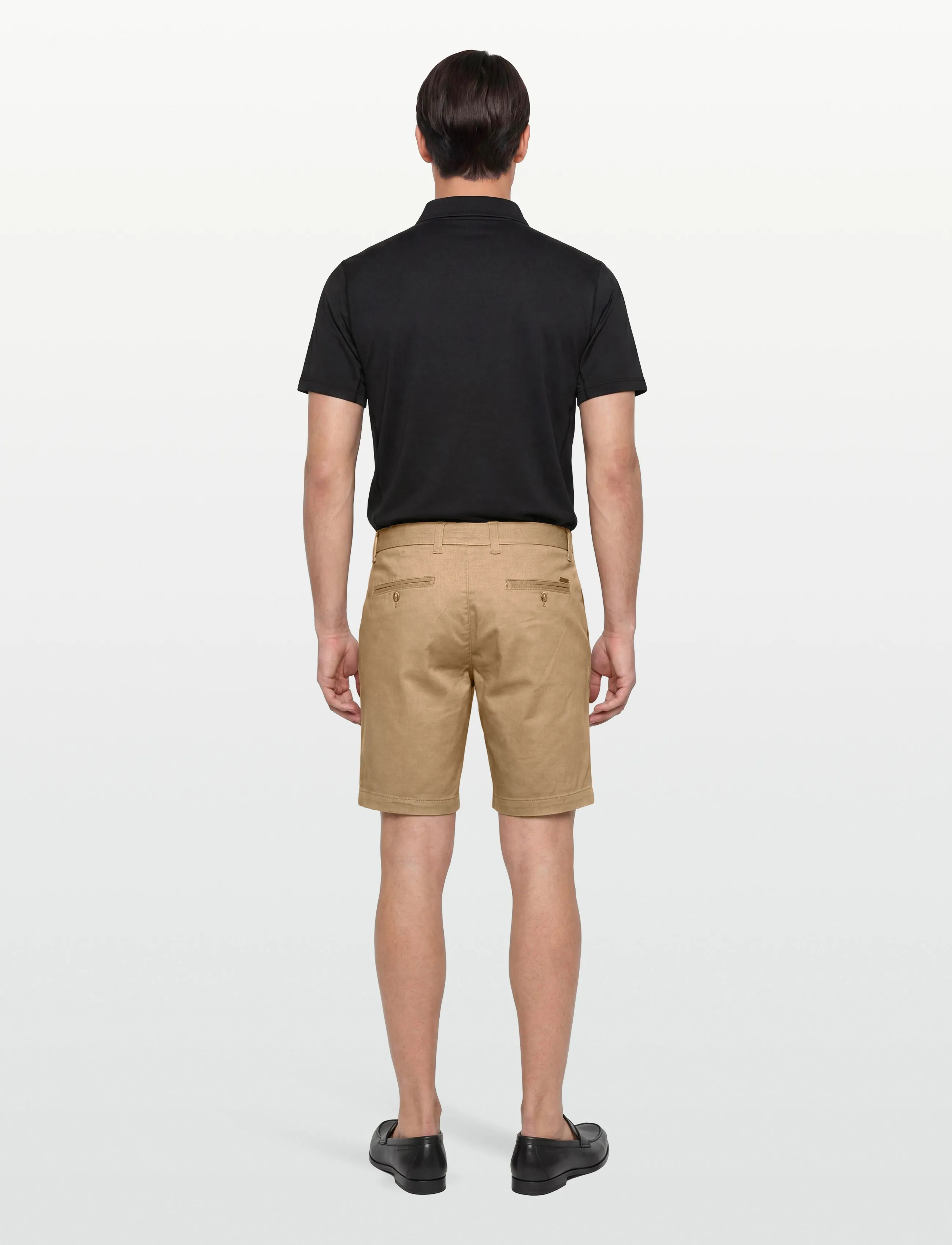 Bruun & Stengade - BS Loris Regular Fit Shorts - chinos shorts - beige - 4