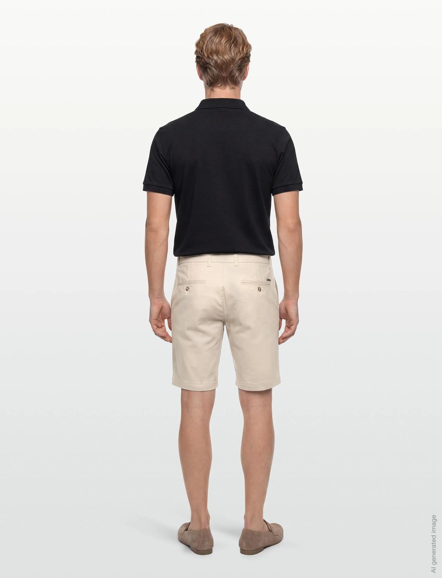 Bruun & Stengade - BS Loris Regular Fit Shorts - chinos shorts - kit - 4